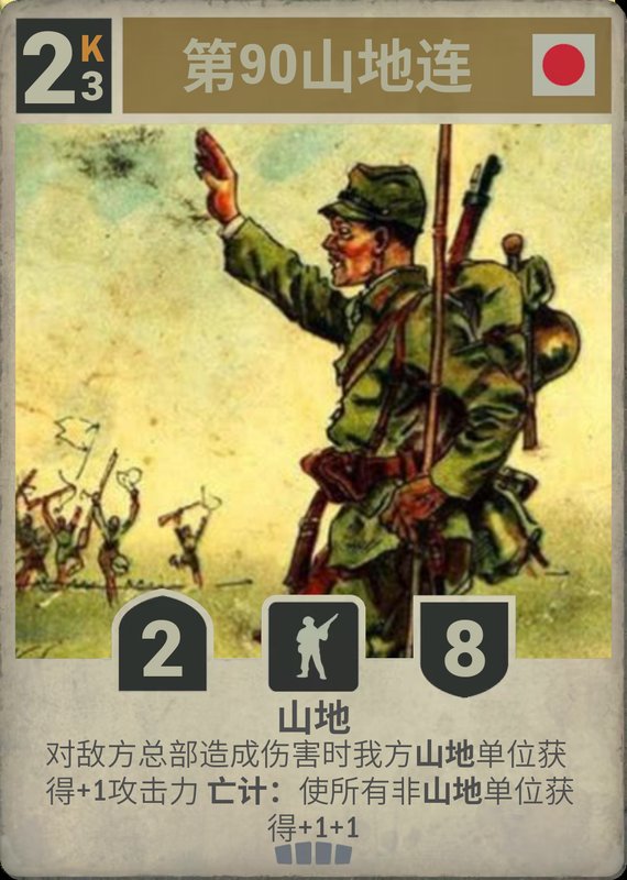 第90山地连老兵形态